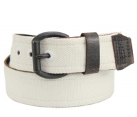 Denim & Supply Ralph Lauren Belt, Cotton and Leather Cream Denim & Supply Ralph Lauren Belt, Cotton and Leather Cream