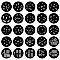 SHANY 2012 Nail Art Polish Stamp Manicure Image Plates set of 25pcs SHANY 2012 Nail Art Polish Stamp Manicure Image Plates set of 25pcs