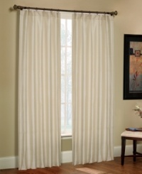 Drape your home in timeless luxury with Majesty window treatments. Panels of pure silk in versatile solid tones hang two ways and redefine any room with elegant grandeur. (Clearance) Drape your home in timeless luxury with Majesty window treatments. Panels of pure silk in versatile solid tones hang two ways and redefine any room with elegant grandeur. (Clearance)