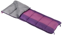Wenzel Summer Camp Girls 40-Degree Sleeping Bag, Purple Wenzel Summer Camp Girls 40-Degree Sleeping Bag, Purple