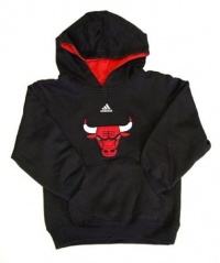 Adidas Chicago Bulls Kids NBA Pullover Hooded Sweatshirt (Kids 5-6)