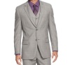 Alfani Red Label Mens Grey Sharkskin Jacket