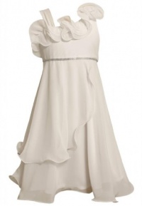 Size-7, White, BNJ-2057S, White Asymmetric One-Shoulder Cascade Ruffle Chiffon Dress,Bonnie Jean Tween Girls 7-16 Special Occasion Flower Girl Party Dress Size-7, White, BNJ-2057S, White Asymmetric One-Shoulder Cascade Ruffle Chiffon Dress,Bonnie Jean Tween Girls 7-16 Special Occasion Flower Girl Party Dress