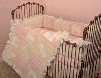 Cotton Tale Designs Heaven Sent Girl 4 Piece Crib Bedding Set Cotton Tale Designs Heaven Sent Girl 4 Piece Crib Bedding Set