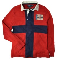 Polo Ralph Lauren Men's Custom Fit Country Flag Rugby Polo Ralph Lauren Men's Custom Fit Country Flag Rugby