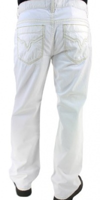 INC International Concepts Mens Amsterdam Regular Fit White Jeans 30 Inseam