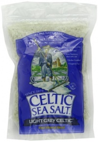 Celtic Sea Salt®, Light Grey, By The Grain & Salt Society, Coarse Ground, 1 lb