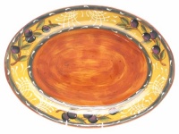 Certified International French Olives Oval Platter, 17-3/4-Inch by 13-Inch Certified International French Olives Oval Platter, 17-3/4-Inch by 13-Inch