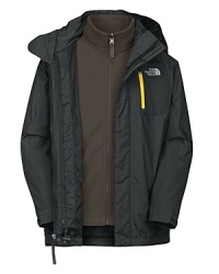 Whatever the weather throws your way, this flexible 3-in-1 jacket has got him covered. Removable fleece lining and quilted outer shell can each be worn alone, or together. Whatever the weather throws your way, this flexible 3-in-1 jacket has got him covered. Removable fleece lining and quilted outer shell can each be worn alone, or together.