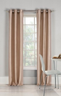 Duck River Textiles Bali-2 Grommet Pair Panel, 80 by 84-Inch, Champagne Duck River Textiles Bali-2 Grommet Pair Panel, 80 by 84-Inch, Champagne