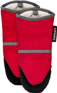 Cuisinart Puppet Oven Mitt with Silicone Grip, Red, 2-Pack Cuisinart Puppet Oven Mitt with Silicone Grip, Red, 2-Pack