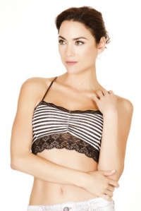 Just One Women's Fashion Pattern Cotton Bustier Crop Top Just One Women's Fashion Pattern Cotton Bustier Crop Top