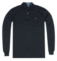 Polo Ralph Lauren Men Classic Fit Long Sleeve Interlock Pony Logo T-shirt (M, Black) Polo Ralph Lauren Men Classic Fit Long Sleeve Interlock Pony Logo T-shirt (M, Black)