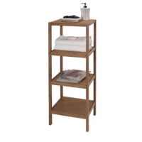 Creative Bath 4-Shelf Bamboo Tower Creative Bath 4-Shelf Bamboo Tower
