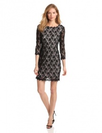 Adrianna Papell Women's Beaded Lace Dress