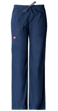 Dickies 84001 Women's New Blue Pintuck Pocket Scrub Pant Dickies 84001 Women's New Blue Pintuck Pocket Scrub Pant