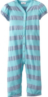 Splendid Littles Baby-girls Newborn Marseille Chambray Stripe Romper, Aquatic, 6-12 Months Splendid Littles Baby-girls Newborn Marseille Chambray Stripe Romper, Aquatic, 6-12 Months