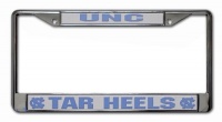 NCAA North Carolina Tar Heels Chrome License Plate Frame NCAA North Carolina Tar Heels Chrome License Plate Frame