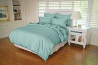 700 Egyptian Cotton Stripe Damask Sheet Set Seafoam Double 700 Egyptian Cotton Stripe Damask Sheet Set Seafoam Double