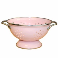 Calypso Basics, 18601, 1 Quart powder coated Colander, Pink Calypso Basics, 18601, 1 Quart powder coated Colander, Pink