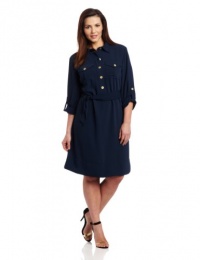 Jones New York Women's Plus-Size Long Sleeve Tunic Dress Jones New York Women's Plus-Size Long Sleeve Tunic Dress