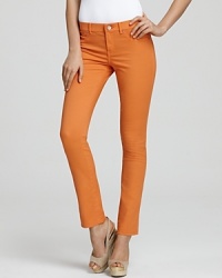 Elie Tahari Vanessa Straight Leg Jeans in Harem Orange Elie Tahari Vanessa Straight Leg Jeans in Harem Orange