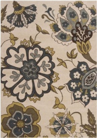 Monterey Brown/Blue Rug Rug Size: Round 6'7 Monterey Brown/Blue Rug Rug Size: Round 6'7