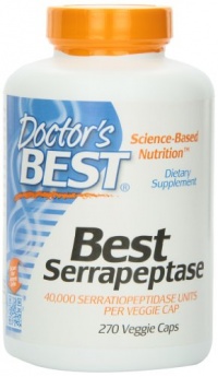 Doctor's Best Best Serrapeptase (40, 000 Units), 270-Count Doctor's Best Best Serrapeptase (40, 000 Units), 270-Count
