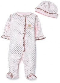 Little Me Mini Heart Layette Pink, 6 Months Little Me Mini Heart Layette Pink, 6 Months