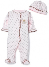 Little Me Mini Heart Layette Pink, 6 Months