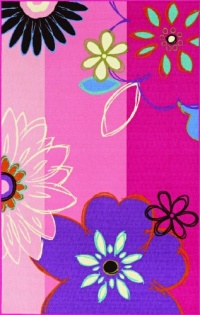 Dalyn 4-Ever Young FV-4 Rug, Pink, 3-Feet 3-Inch by 5-Feet Dalyn 4-Ever Young FV-4 Rug, Pink, 3-Feet 3-Inch by 5-Feet