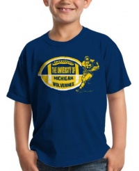 NCAA Michigan Wolverines Boys' Jack's Back Crew Tee Shirt NCAA Michigan Wolverines Boys' Jack's Back Crew Tee Shirt