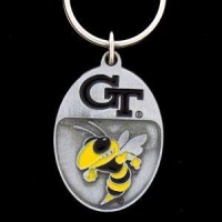 College Team Logo Key Ring - Georgia Tech Yellow Jackets College Team Logo Key Ring - Georgia Tech Yellow Jackets