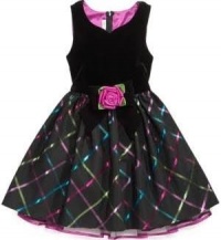 Bonnie Jean Little Girls Velvet Sweetheart Dress (3/3T)