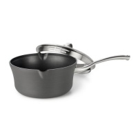 Calphalon 1876840 Contemporary Nonstick Dishwasher Safe Pour and Strain Sauce Pan, 3.5-Quart Calphalon 1876840 Contemporary Nonstick Dishwasher Safe Pour and Strain Sauce Pan, 3.5-Quart