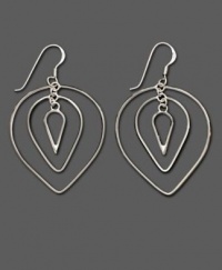 Macy's Label Sterling Silver Inverted Teardrop Dangle Earrings Macy's Label Sterling Silver Inverted Teardrop Dangle Earrings