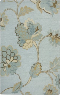 Rizzy Home DI1615 Dimensions 8-Feet by 10-Feet Area Rug, Light Blue Rizzy Home DI1615 Dimensions 8-Feet by 10-Feet Area Rug, Light Blue