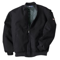 Dickies Occupational Workwear JTC2BK L Polyester/ Cotton Insulated Team Jacket with Slash Front Pockets, Large, Black Dickies Occupational Workwear JTC2BK L Polyester/ Cotton Insulated Team Jacket with Slash Front Pockets, Large, Black