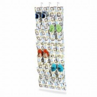 Honey-Can-Do SFT-01568 Over The Door Shoe Organizer/Storage Rack, Green/Blue/Brown Honey-Can-Do SFT-01568 Over The Door Shoe Organizer/Storage Rack, Green/Blue/Brown