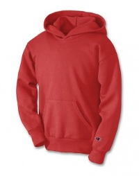 Champion S790 Youth 50/50 EcoSmart Pullover Hood - Scarlet - M Champion S790 Youth 50/50 EcoSmart Pullover Hood - Scarlet - M
