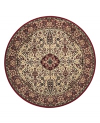 The Everest Collection by Couristan offers a super-dense weave and a soft luxurious finish. The collection's thick pile features ultra-fine detail and the heavy hand of a handmade area rug. The Ardebil Ivory Red rug features an elegantly classic design in rich browns and reds against an ivory ground. The Everest Collection by Couristan offers a super-dense weave and a soft luxurious finish. The collection's thick pile features ultra-fine detail and the heavy hand of a handmade area rug. The Ardebil Ivory Red rug features an elegantly classic design in rich browns and reds against an ivory ground.
