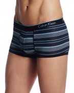 Calvin Klein Men's One Micro Low Rise Trunk, Armstrong Stripe, Small