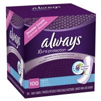 Always Xtra Protection Unscented Daily Liners, Regular, 100 Count Always Xtra Protection Unscented Daily Liners, Regular, 100 Count