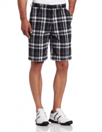 IZOD Men's Flat Front Fancy Plaid Golf Short IZOD Men's Flat Front Fancy Plaid Golf Short