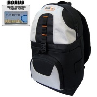 Deluxe Digital SLR Camera/Camcorder Sling Backpack (Black/Silver) For The Pentax Q10, K-01, K-30, X-5, K-5 II, K-5 11s Digital SLR Camera Deluxe Digital SLR Camera/Camcorder Sling Backpack (Black/Silver) For The Pentax Q10, K-01, K-30, X-5, K-5 II, K-5 11s Digital SLR Camera