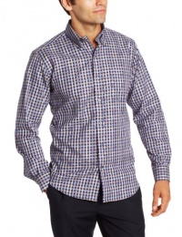 Alex Cannon Men's Double Bar Dobby Border Check, Eclipse, XX-Large Alex Cannon Men's Double Bar Dobby Border Check, Eclipse, XX-Large