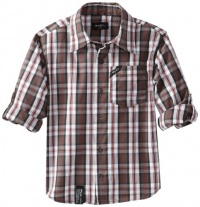 LRG Boys 2-7 Little Yarn Dye Plaid Woven, Black, 7 LRG Boys 2-7 Little Yarn Dye Plaid Woven, Black, 7
