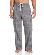 Kenneth Cole New York Men's Plaid Lounge Pants, Madison Plaid, Large