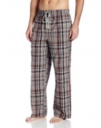 Kenneth Cole New York Men's Woven Pant, Flush Plaid, X-Large