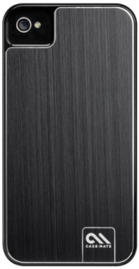 Case-Mate CM014538 Black Barely There Brushed Aluminum Case for iPhone 4 / 4S Case-Mate CM014538 Black Barely There Brushed Aluminum Case for iPhone 4 / 4S